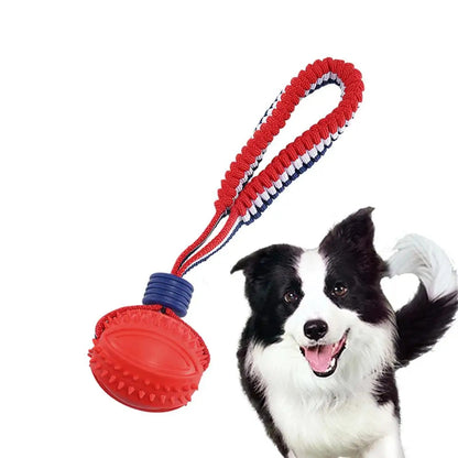 Haustier Hund Spielzeug Reifen Ball Gurt Elastische Schnur Biss-resistente Haustiere Produkte